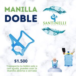 Manilla ergonométrica doble