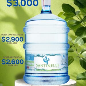 Recarga agua purificada 20 lts