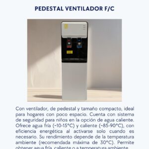 Dispensador Pedestal Ventilador LB-07D F/C