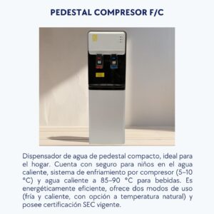 Dispensador Pedestal compresor LB-07C F/C