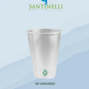 Vaso plástico transparente