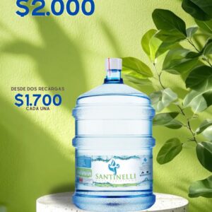Recarga agua purificada 10 lts